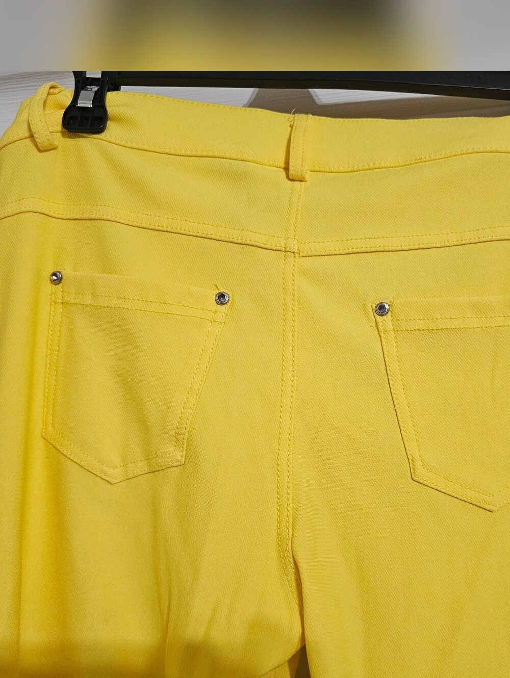 Yelete Bright Yellow Ankle Jeans - Picture 3 of 5